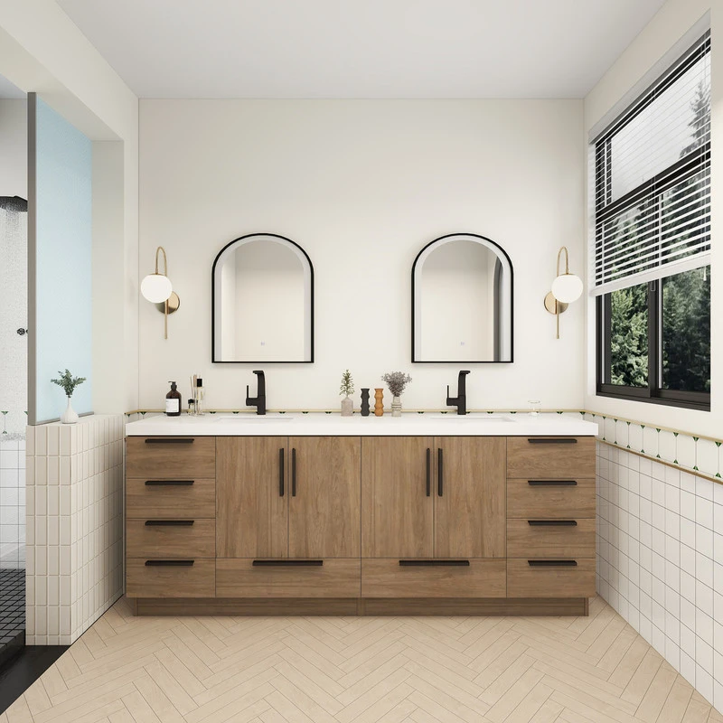 Hardwood Bathroom-Vanity
