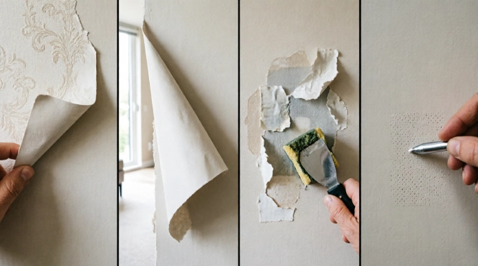 How to Remove Wallpaper: 5 Simple Methods That Actually Work 1 How to remove wallpaper: peelable, strippable, traditional, and vinyl-coated types