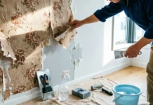 How to Remove Wallpaper: 5 Simple Methods That Actually Work How to remove wallpaper from a wall using a putty knife, spray bottle, sponge, and wallpaper removal tools