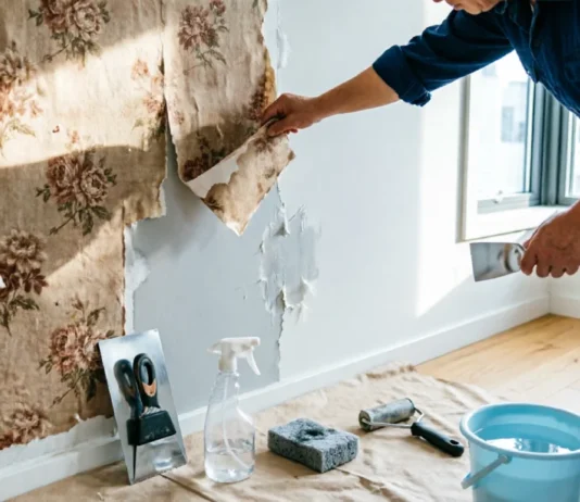 How to Remove Wallpaper: 5 Simple Methods That Actually Work How to remove wallpaper from a wall using a putty knife, spray bottle, sponge, and wallpaper removal tools