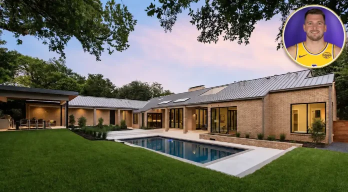 Luka Doncic House: Inside the NBA Star’s $25 Million Luxury Mansion Luka Doncic house in Dallas featuring a modern luxury home and swimming pool