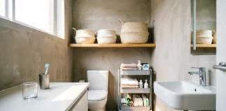 11 Space-Saving Bathroom Storage Hacks for Tiny Bathrooms 11 practical bathroom storage hacks for a small bathroom