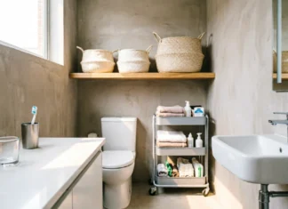 11 Space-Saving Bathroom Storage Hacks for Tiny Bathrooms 11 practical bathroom storage hacks for a small bathroom