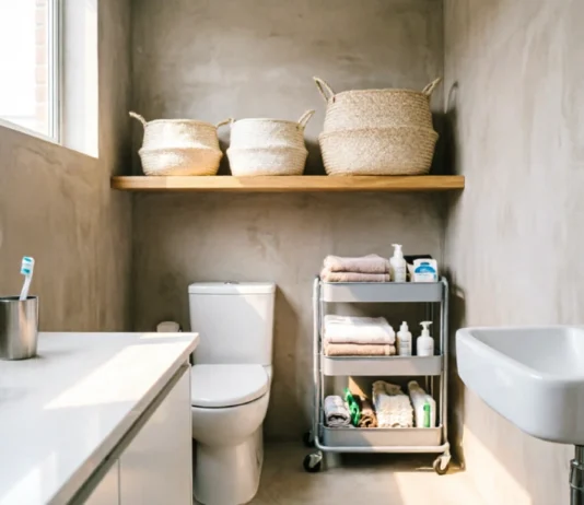 11 Space-Saving Bathroom Storage Hacks for Tiny Bathrooms 11 practical bathroom storage hacks for a small bathroom