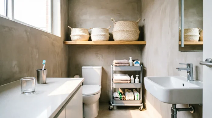 11 practical bathroom storage hacks for a small bathroom