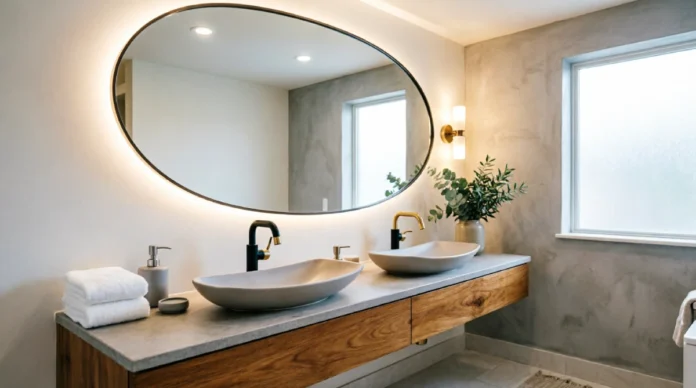 Bathroom Vanity Ideas for Stylish Modern Bathrooms Bathroom vanity ideas featuring modern floating and wood designs