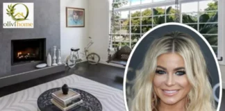 Carmen Electra House : Shocking Value $2.8M Dream Residence Carmen Electra House featuring a modern living room with a sleek fireplace, large windows, and stylish contemporary décor.
