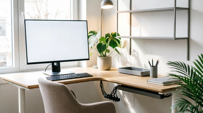Home Office Ideas: 5 Stylish Ways to Create a Productive Workspace at Home 3 Desk Setup Ideas for a clean and organized workspace