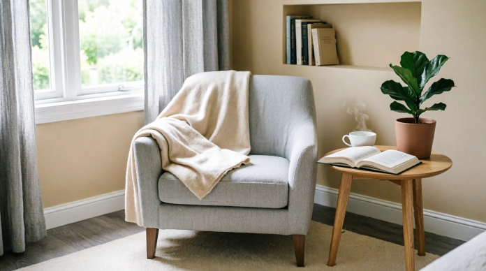 Cozy bedroom ideas with a relaxing window-side reading corner