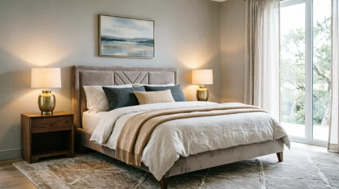 Cozy luxury master bedroom ideas with elegant neutral decor