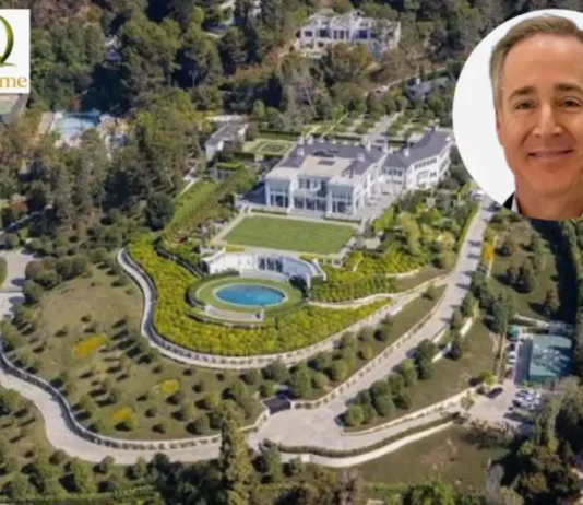 Eric Smidt House: Ultimate Tour of His Incredible $39.9M Beverly Hills Mansion Eric Smidt house aerial view of luxury Beverly Hills mansion