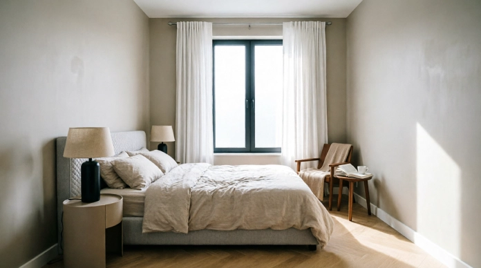 6 Stunning Bedroom Curtain Ideas That Look Expensive on a Budget 1 Bedroom curtain ideas with floor-to-ceiling curtains