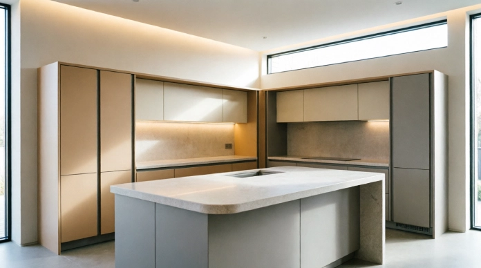 11 Stunning Kitchen Cabinet Designs to Elevate Your Kitchen in 2026 3 Handleless kitchen cabinet designs with seamless minimalist cabinetry
