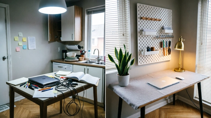 11 Must-Try Home Office Decorating Hacks That Fix Common Workspace Mistakes 5 Home Office Decorating Hacks transforming a cluttered workspace