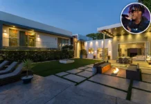 Juice WRLD house: Fascinating Inside Look at His Modern $4.5 Million Mansion, California Juice WRLD house with modern luxury architecture and outdoor courtyard