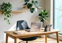 7 Brilliant Home Office Organization Ideas to Boost Productivity and Reduce Clutter Home office organization ideas with a clean desk, ergonomic chair, and smart storage
