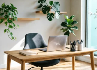 7 Brilliant Home Office Organization Ideas to Boost Productivity and Reduce Clutter Home office organization ideas with a clean desk, ergonomic chair, and smart storage