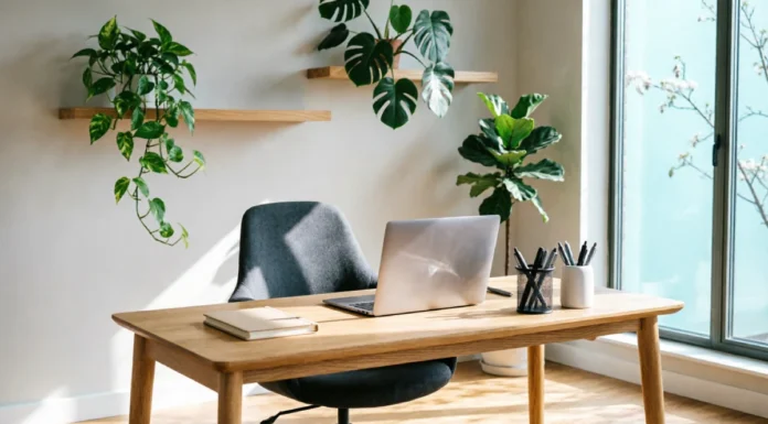 7 Brilliant Home Office Organization Ideas to Boost Productivity and Reduce Clutter Home office organization ideas with a clean desk, ergonomic chair, and smart storage