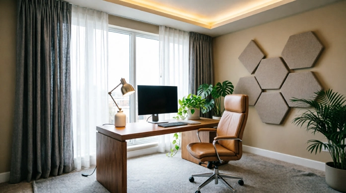 Home Office Ideas: 5 Stylish Ways to Create a Productive Workspace at Home 4 Home Office Design for a bright and peaceful workspace