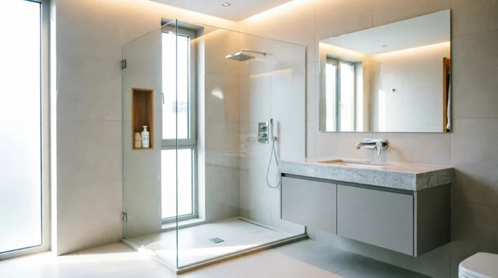 11 Brilliant Small Bathroom Shower Ideas to Maximize Space & Style 7 Small bathroom shower ideas with a modern walk-in shower