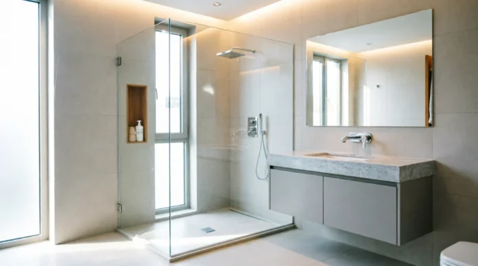 Small Bathroom Shower Ideas for a Spacious Look Small bathroom shower ideas with a modern walk-in shower