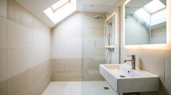 11 Brilliant Small Bathroom Shower Ideas to Maximize Space & Style 4 Small bathroom shower tile ideas with light-colored tiles