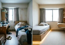 11 Clever Decorating Hacks for Small Rooms That Double Your Space Decorating hacks for small rooms before and after