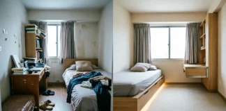 11 Clever Decorating Hacks for Small Rooms That Double Your Space Decorating hacks for small rooms before and after
