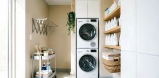 17 Brilliant Small Laundry Room Organization Ideas to Maximize Every Inch Small laundry room organization ideas with smart storage
