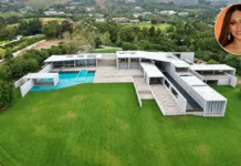 Beyoncé House: Inside Her $200 Million Luxury Real Estate Empire Beyoncé House aerial view of the luxury mansion surrounded by landscaped grounds