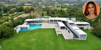Beyoncé House: Inside Her $200 Million Luxury Real Estate Empire Beyoncé House aerial view of the luxury mansion surrounded by landscaped grounds