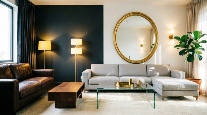 17 Easy Ways to Make a Dark Room Look Brighter Without Renovating 4 Make a Dark Room Look Brighter without renovation using light colors and layered lighting