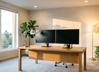 11 Brilliant Home Office Lighting Hacks for a More Productive Workspace Home office lighting hacks for a bright and productive workspace