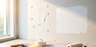 Wall Damage Repair Before Painting: 11 Brilliant Fixes for a Flawless Finish Wall damage repair before painting with patched holes and cracks