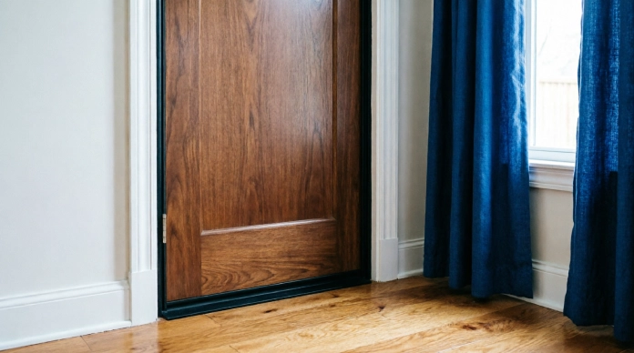 Home Office Soundproofing Ideas: 9 Worst Noise Mistakes You Must Stop Today 1 Home office soundproofing ideas using door seals and thick window curtains