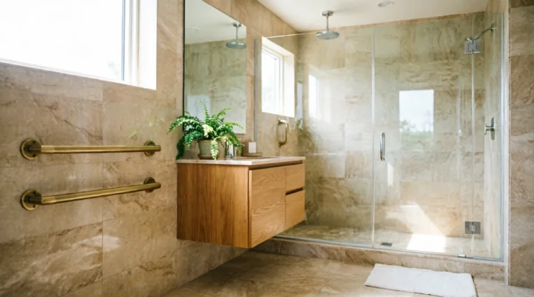 12 Bathroom Grab Bar Ideas: Upgrade Your Space with Safe & Stylish Designs 9 Bathroom grab bar ideas for a modern and stylish bathroom