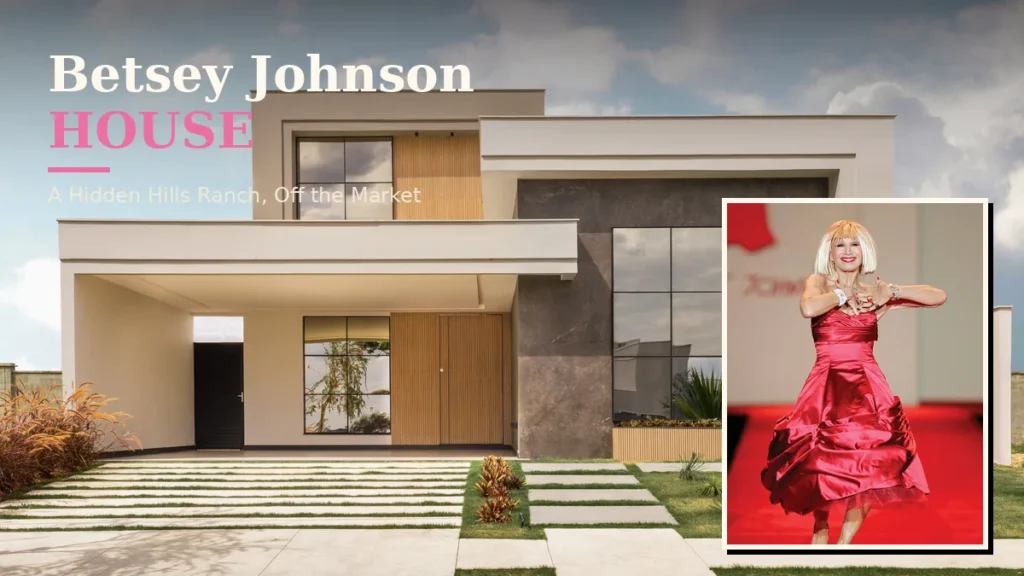 The Ranch That Came Back Off the Market in Three Months 5 Betsey Johnson house, a Hidden Hills modern ranch with Betsey Johnson